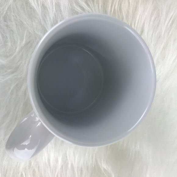 White Ceramic Statement Mug “Keep Calm and…WAIT not that calm” 10oz - Picture 2 of 3